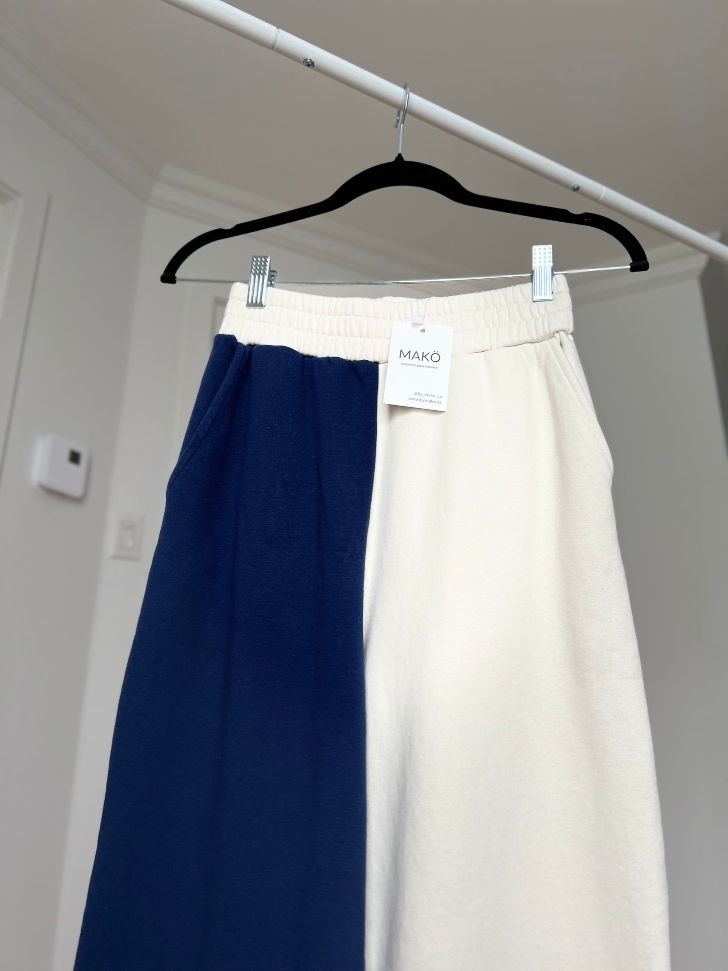 trousers ( malmö ) blue-white - makö