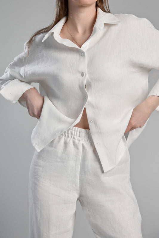 Women's oversized shirt pattern. 